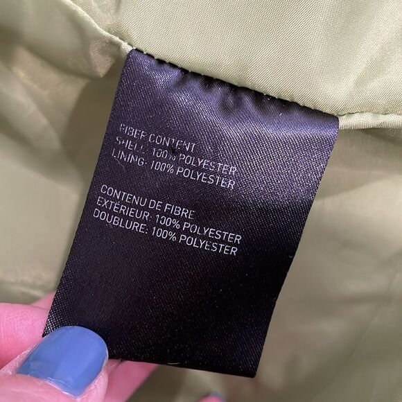 Johnston & Murphy Hip Length Rain Jacket Size XS (2/4) Green Hooded - Picture 11 of 13